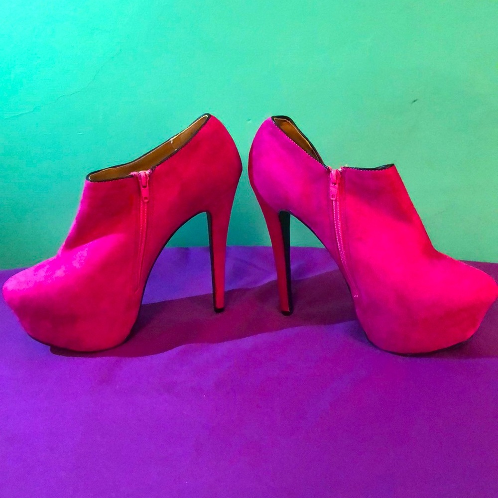 Bright Pink Heels